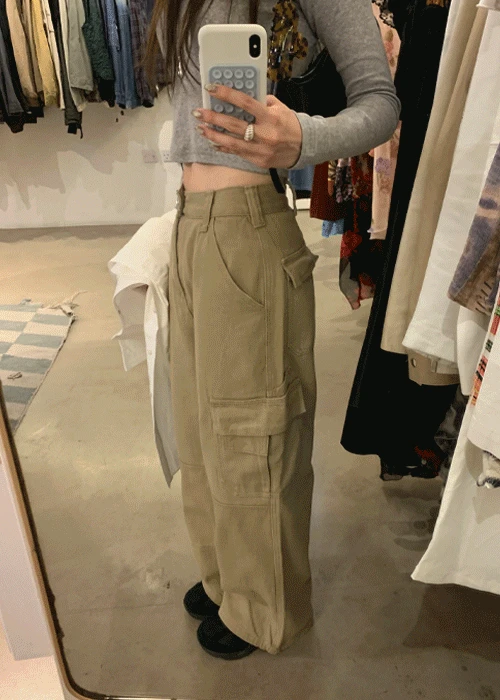 [FW🍂][당일발송/베이지S,M] 스쿠퍼 워크 카고 포켓 팬츠 (4 color)