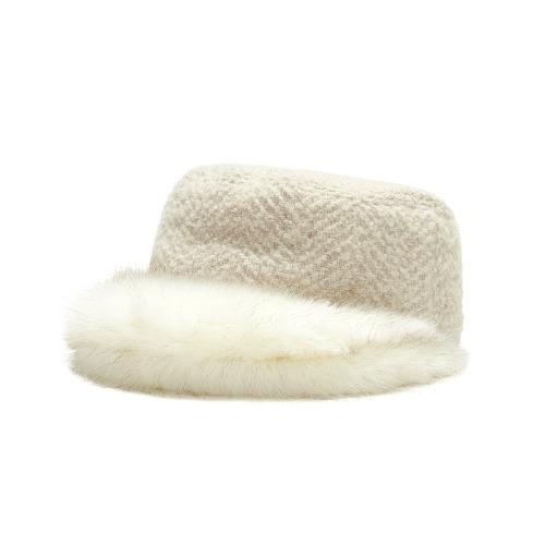 [New Drop -10%] BELLBOY CAP_FUR CREAM