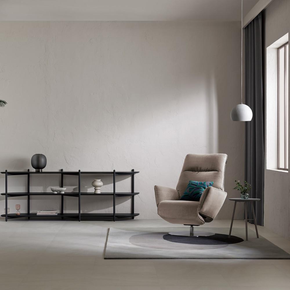 [알로소] 라임 1인용 전동 리클라이너 노르딕 기능성 패브릭 소파