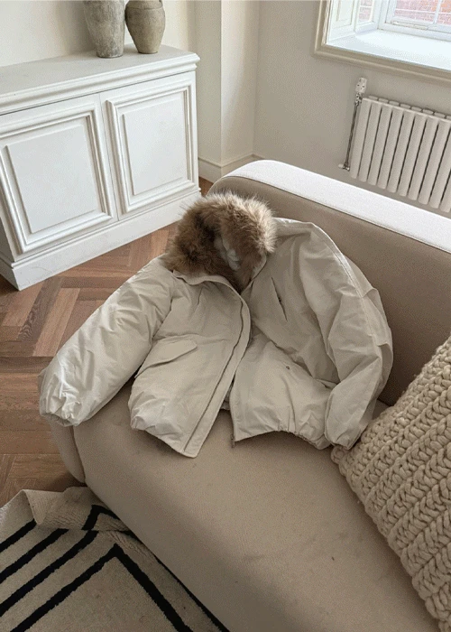 [모델소장] 아우스 라쿤 야상 패딩 (3 color)