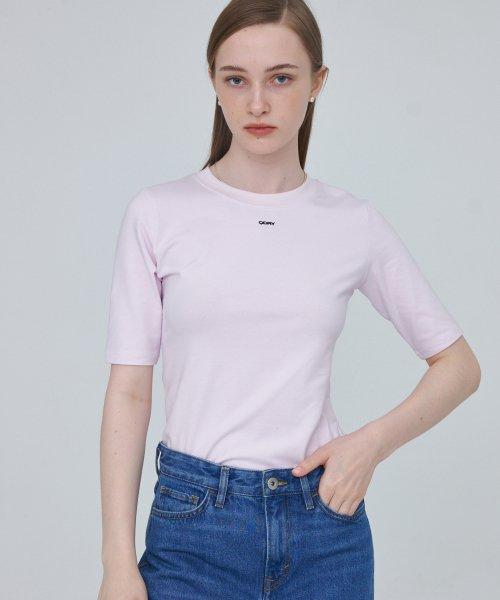 QDRY Half Sleeve T-shirt - Pink
