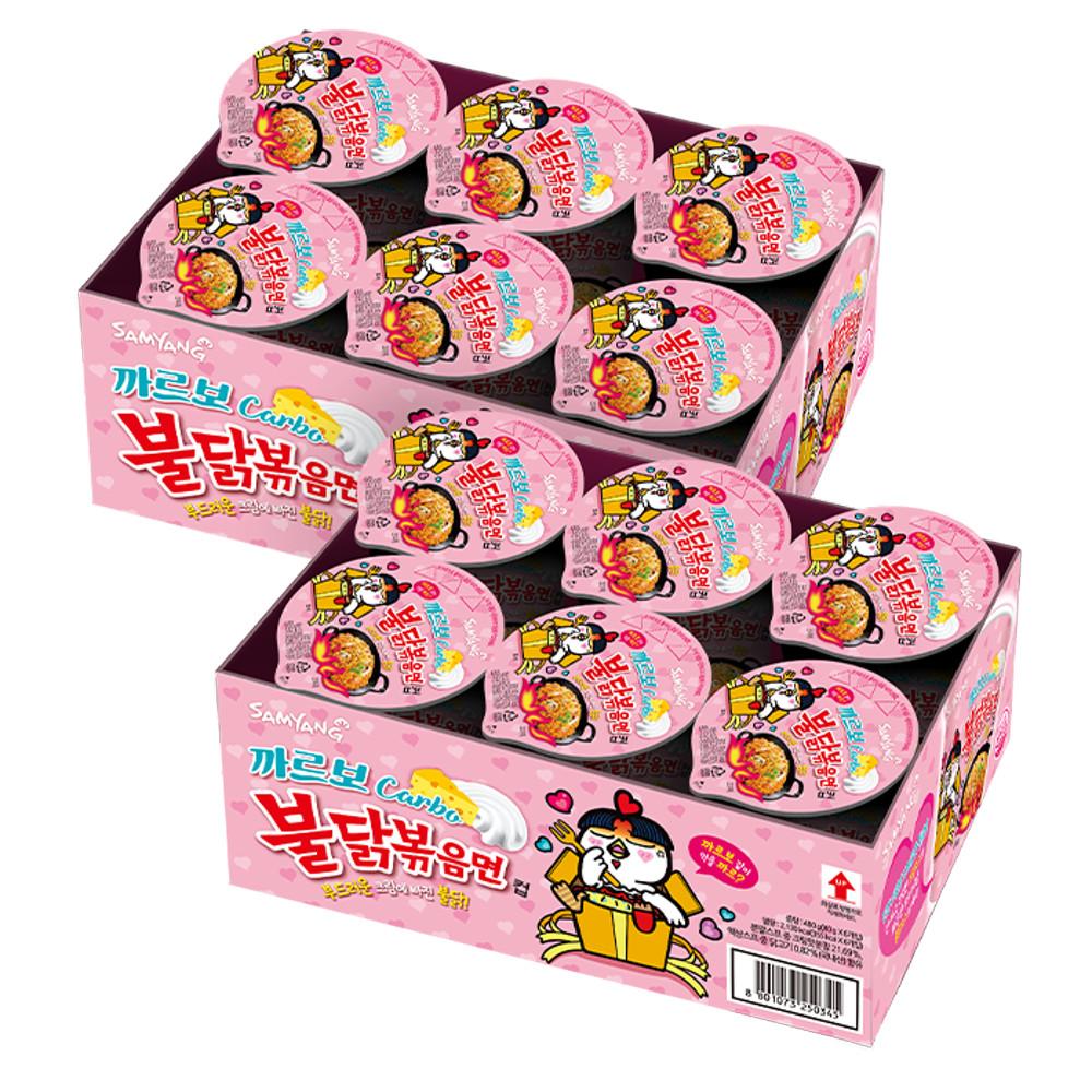 [삼양식품] 까르보불닭볶음면 작은컵 80g x 12개 : 삼양식품 공식몰