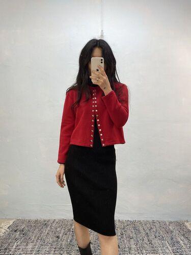 Agnesb Lolita red cardigan*