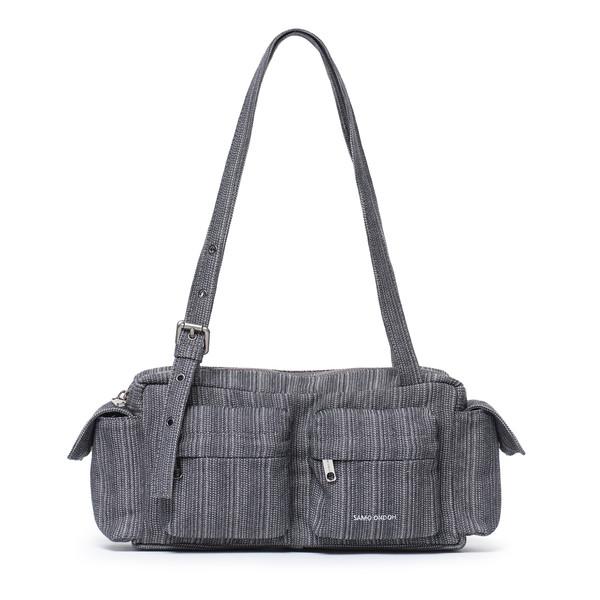 포켓 유틸리티백 pocket utility bag M stripe gray