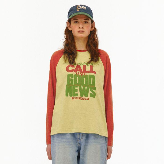Good News L/S Tee Orange