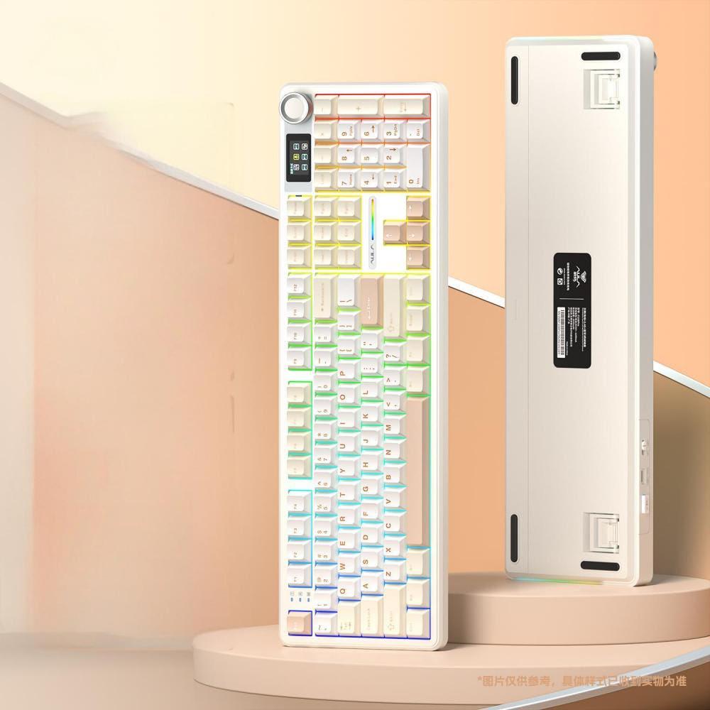 독거미 f108 pro 키보드 풀배열 커스텀 기계식 유무선 108키 모카무스 카라멜라떼축