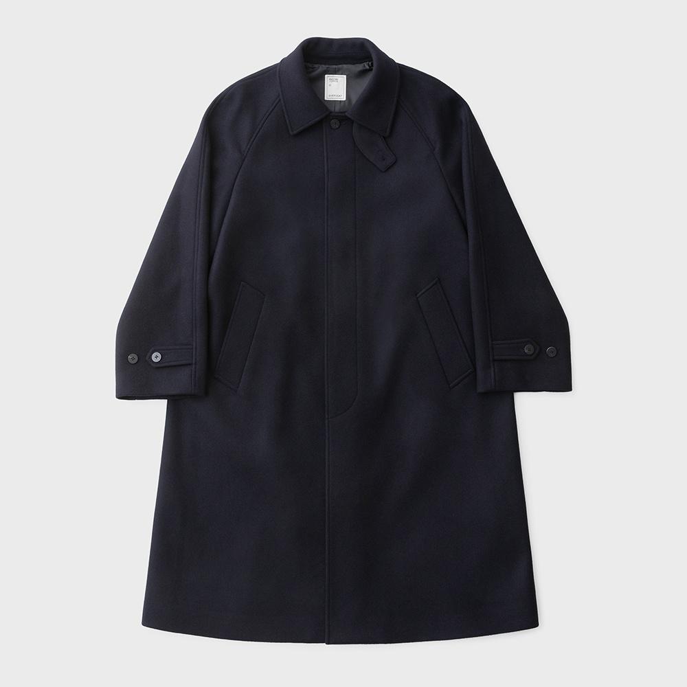 22AW Legacy Cashmere Balmacaan Coat (Dark Navy)
