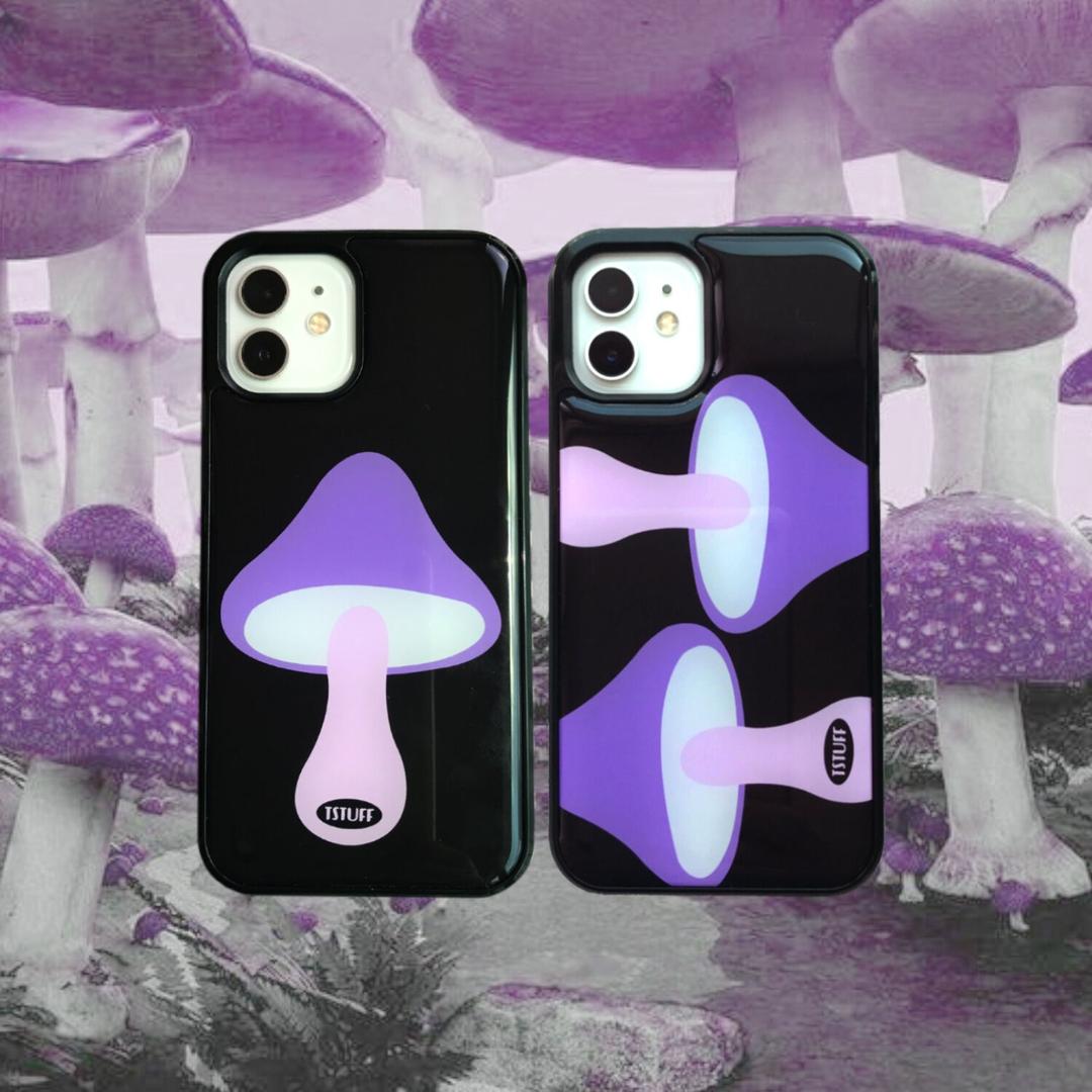 원더랜드 머쉬룸 퍼플 에폭시 케이스 Wonderland Mushroom Purple
