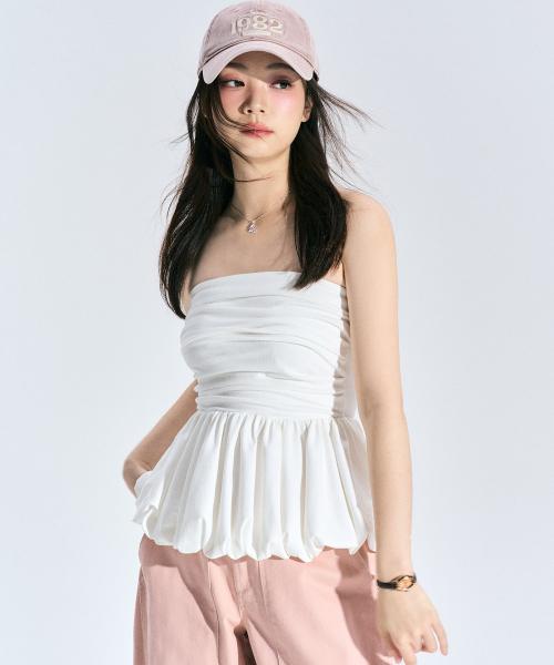 브리짓 웨딩 벌룬 뷔스티에 [WHITE]