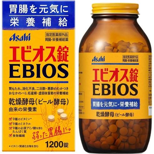 Asahi 아사히 에비오스 1200정, 1200정, 1개