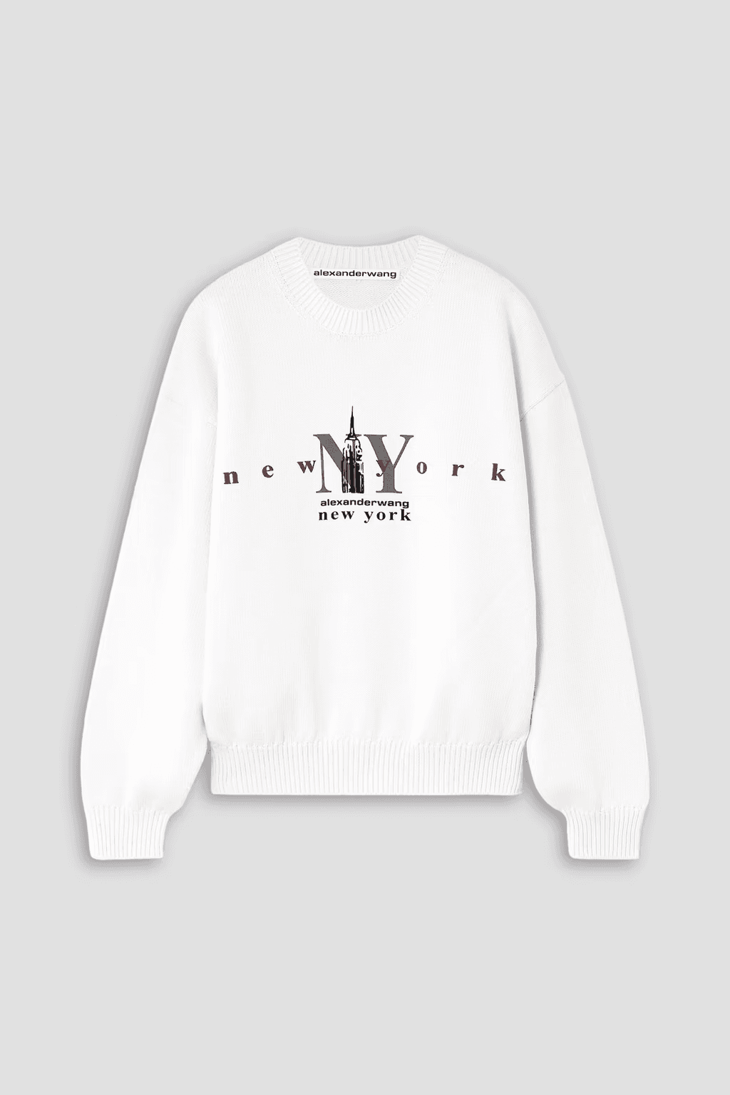 Printed cotton sweatshirt