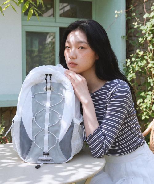 Stellic String Backpack_Mono White