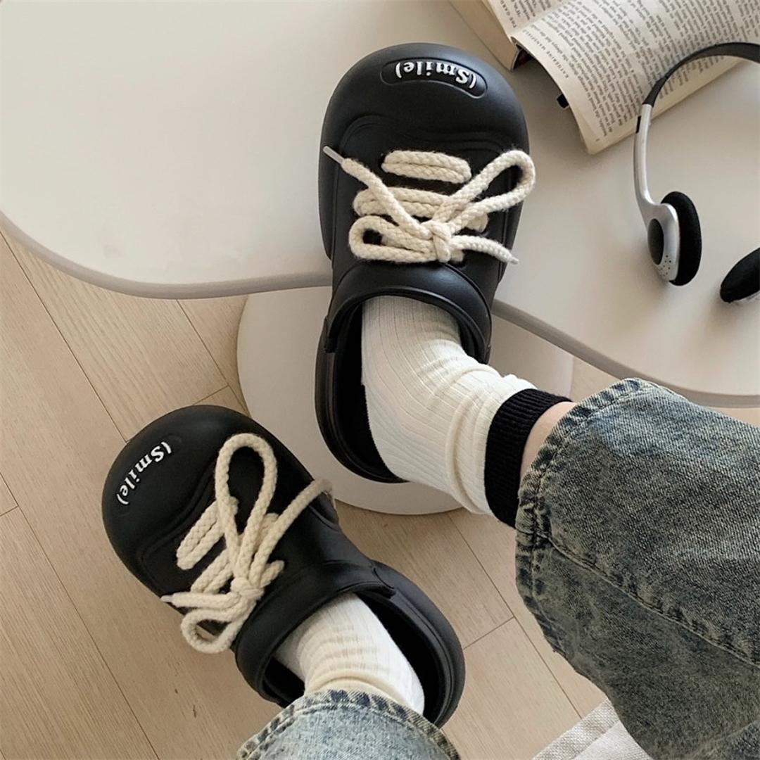 4color 마루코 쿠로스케 먼지 스트링 EVA 슬리퍼