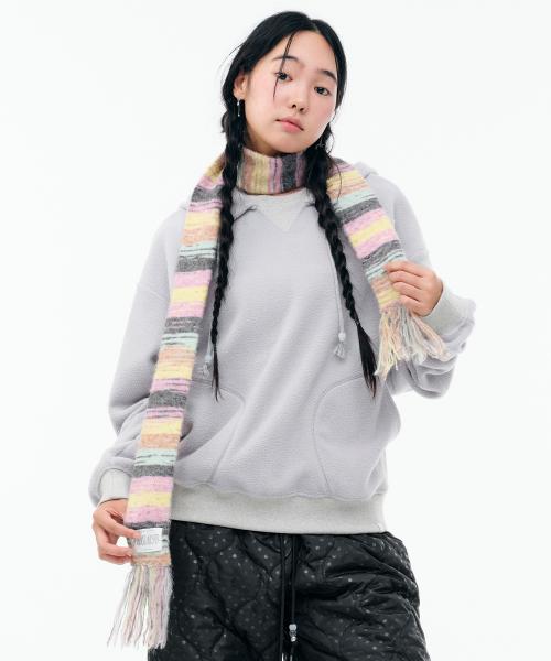 STRIPE FRINGE MUFFLER [MULTI]
