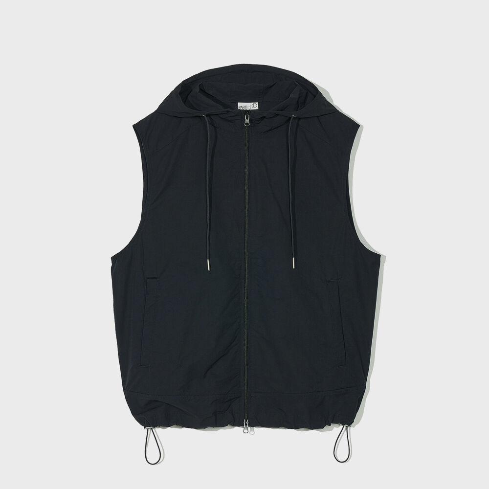 Wind Fiber Hooded Vest Dark Navy
