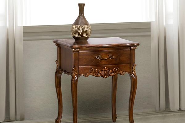 마호가니 비바 1단 엔틱 협탁