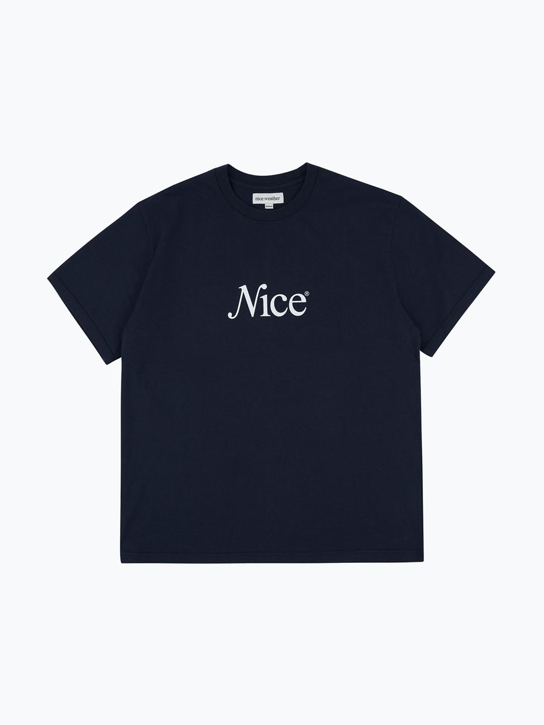 [Nice Weather Apparel] SIGNATURE T-SHIRT (NAVY)