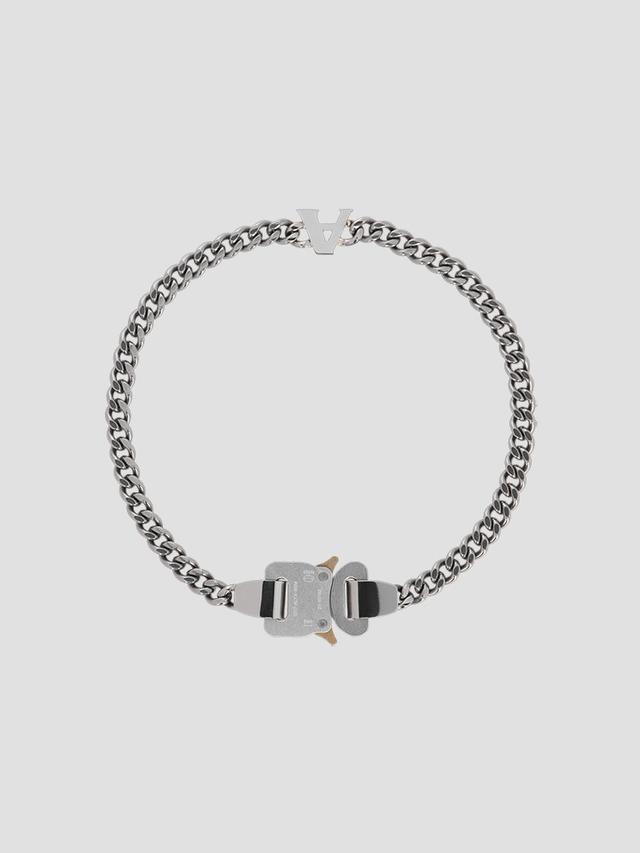 SILVER CHARM BUCKLE NECKLACE  알릭스 실버 참 버클 목걸이