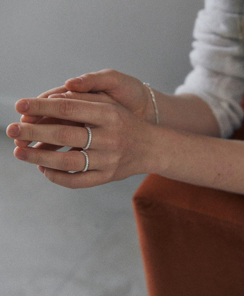 [2차 리오더][15호 2/27 출고][925 silver] Cinq.silver.234 / tier ring