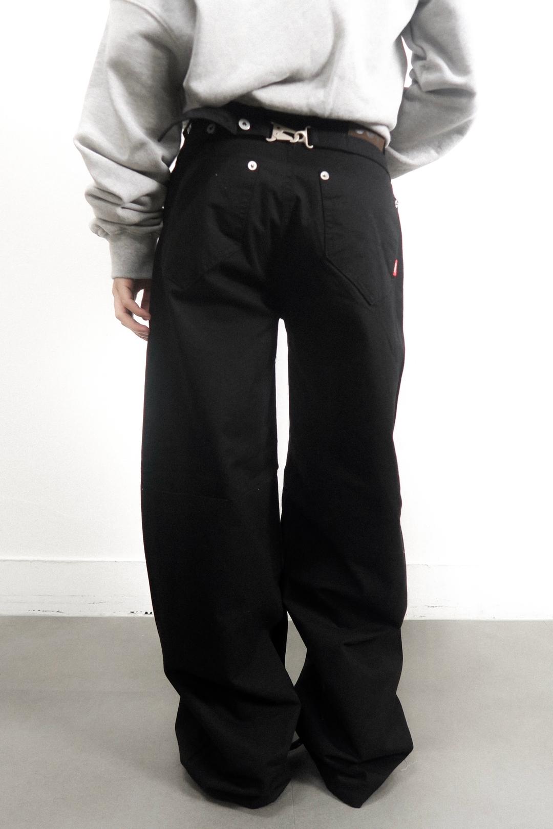Hook Low Wide Pants