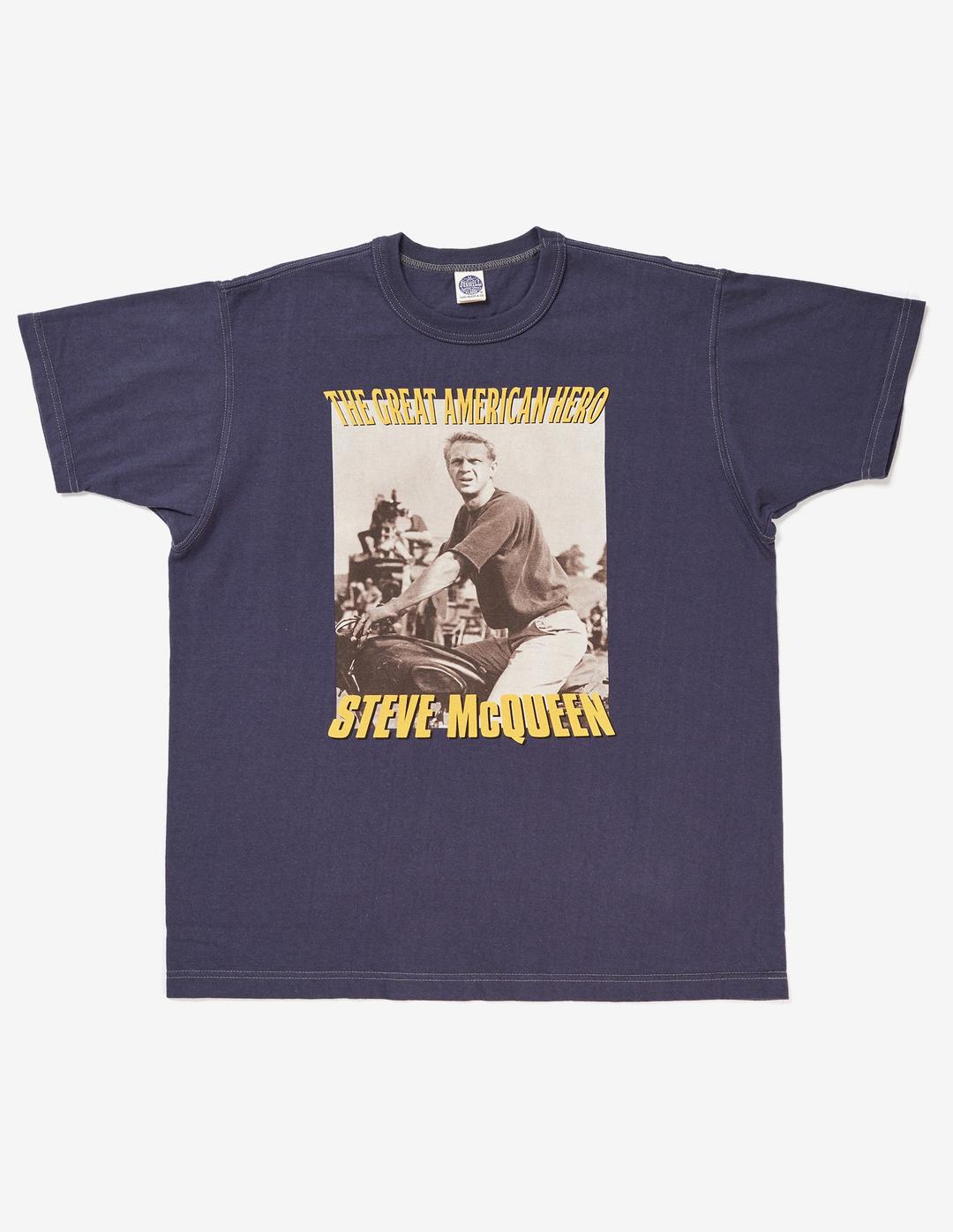 TMC2505 S. McQUEEN™ TEE "THE GREAT AMERICAN HERO\" (Blue)