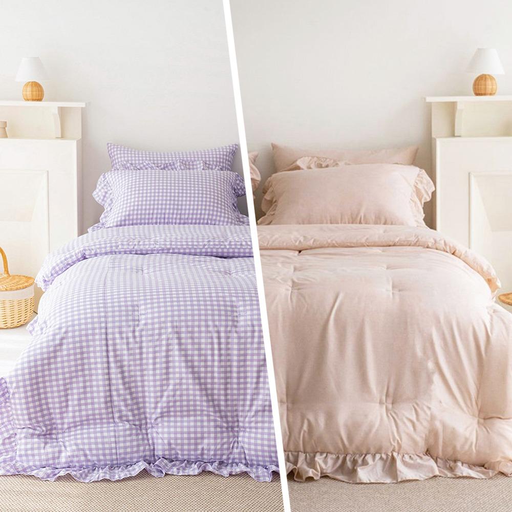 퓨어 호텔식 프릴 침구