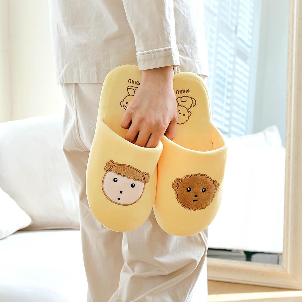 마루는강쥐 패브릭 슬리퍼