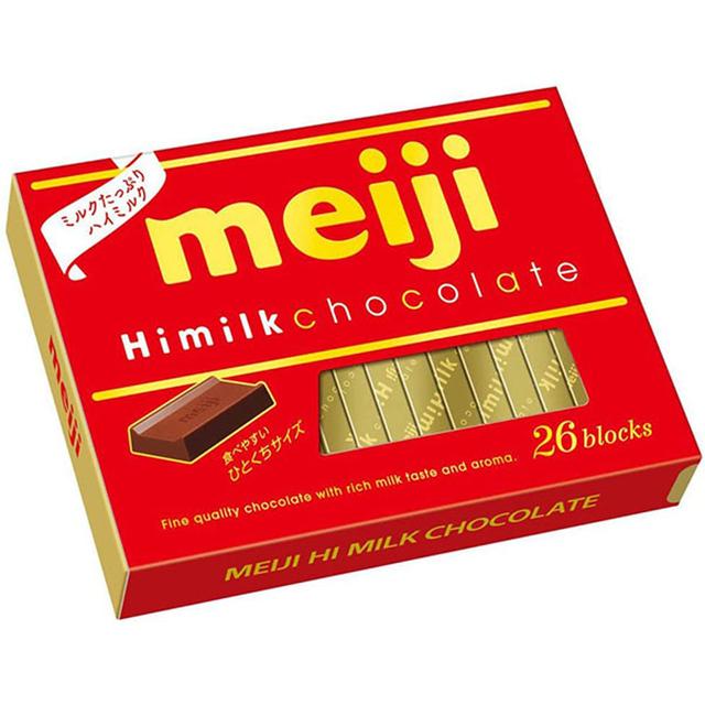 메이지 하이밀크 초콜렛 26매입 / 스트로베리 초콜릿 / 말차 블랙 밀크 초코 120g