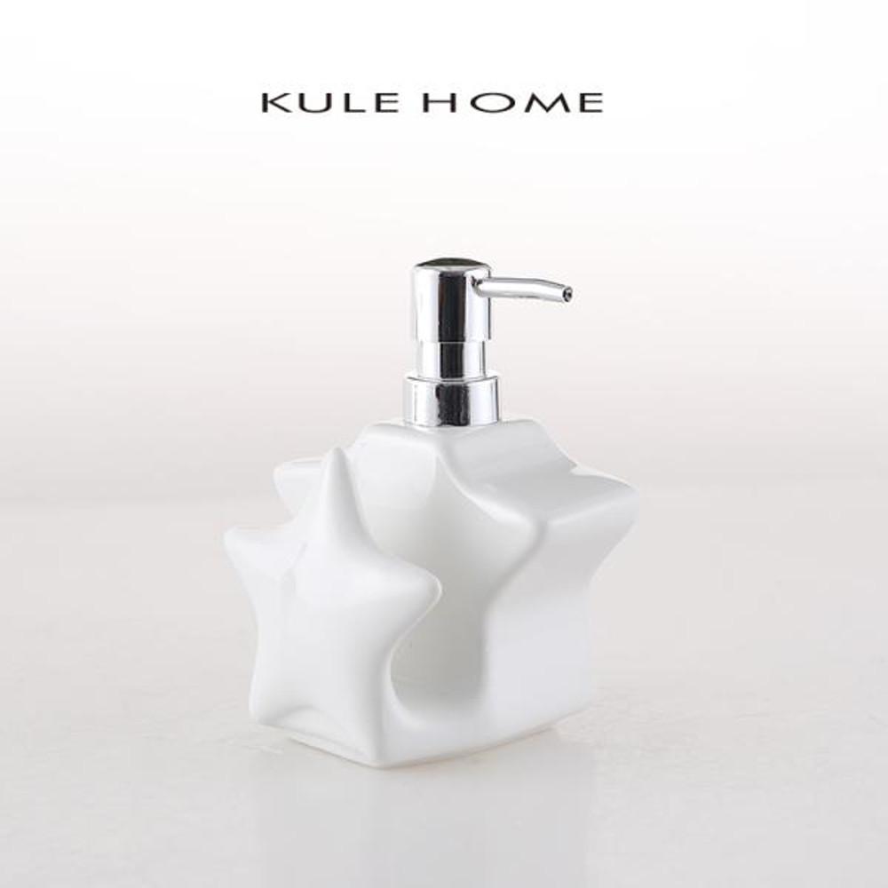별모양 디자인 프레스 샴푸통 디스펜서 홈데코