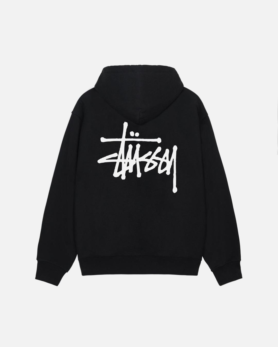 BASIC STÜSSY HOODIE - Black / S