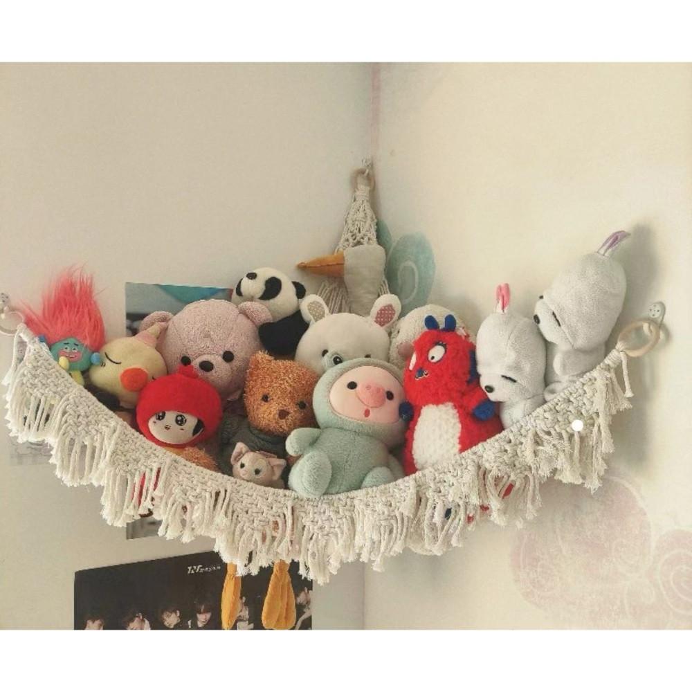 인형해먹 벽걸이 침대 그물망 소품 보관 수납 그물 정리 걸이식