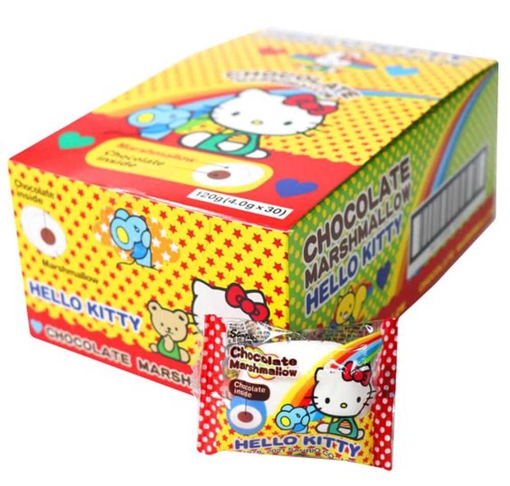 헬로키티 마쉬멜로우 초콜릿맛 / 일본 / 5.2g x 30봉