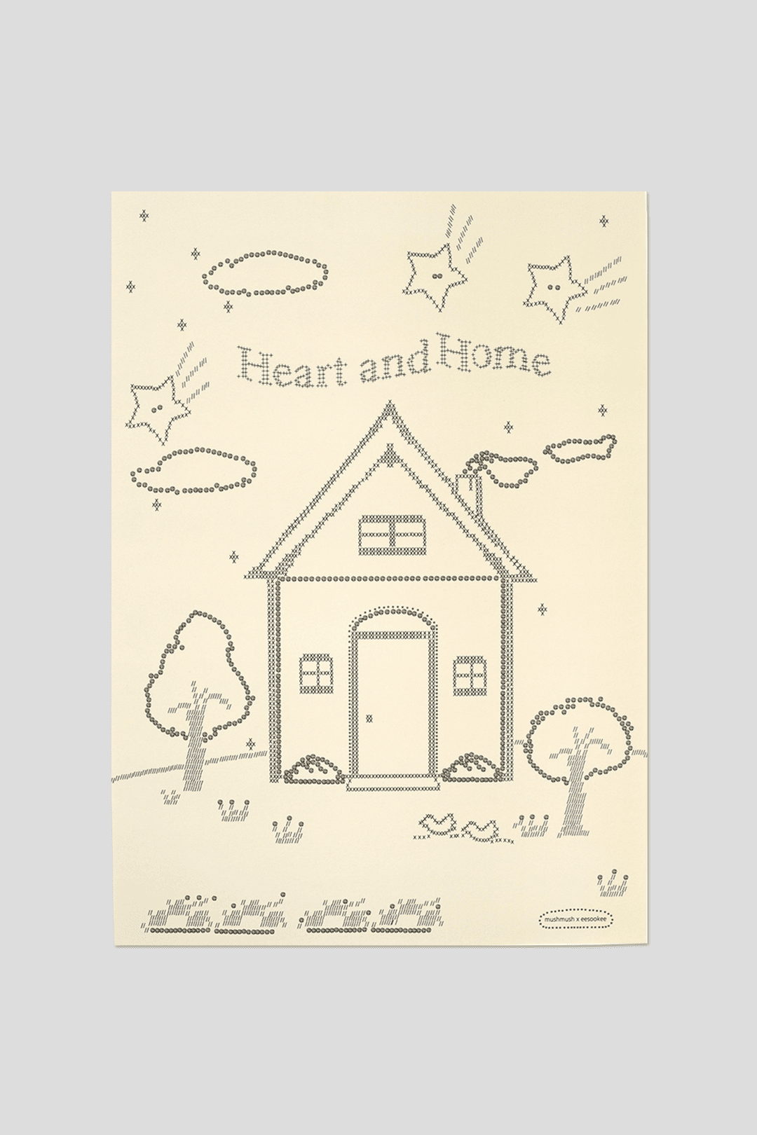 Heart and home Art poster  (eesookee x mushmush)