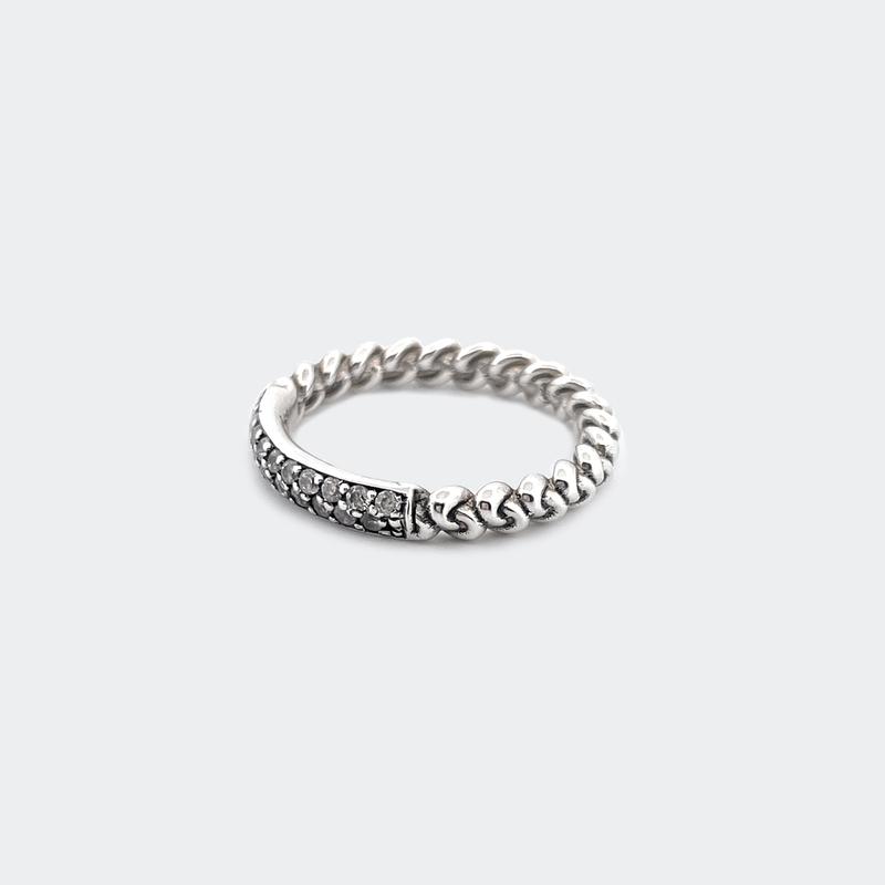 line twist ring [stone]