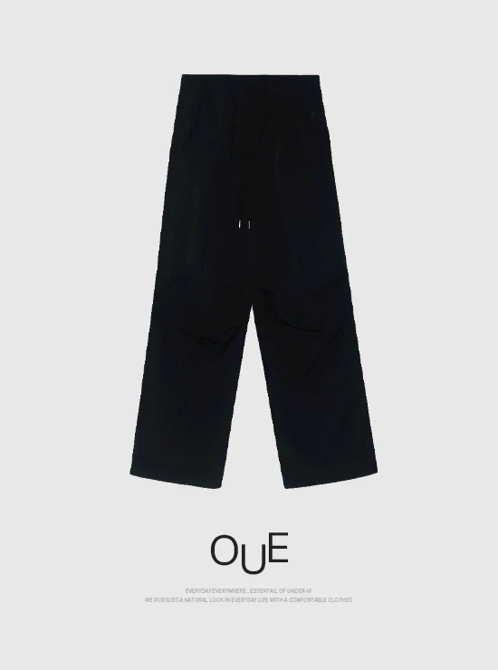 [OUE] 탄탄 어텀 나일론 파라슈트 팬츠 (3 color/2 length)