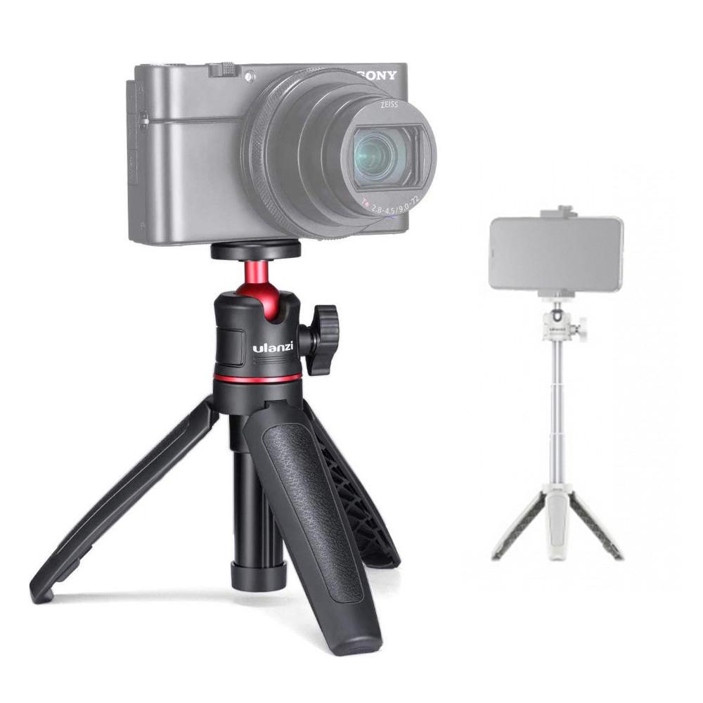 울란지 MT-08 유튜브 스마트폰 미니삼각대 미니 블랙 브이로그 모바일 삼각대 카메라 셀카봉