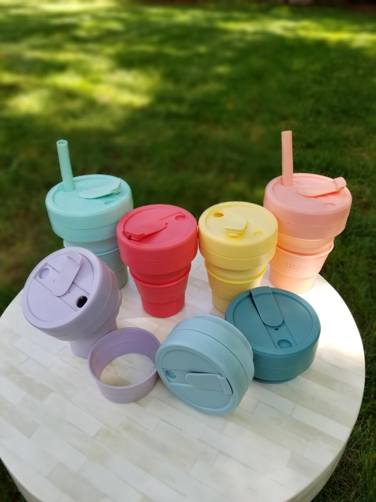 스토조 빨대 접이식 실리콘 텀블러 710ml /473ml /354ml