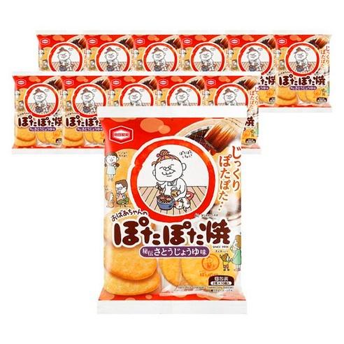 카메다 포타포타야키 비전 설탕 간장 맛 10개입, 12개 - 쌀과자 | 쿠팡