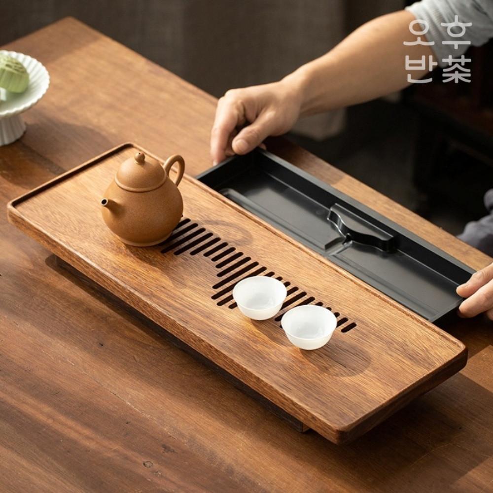 월넛 원목 차판 차트레이 차반 퇴수기