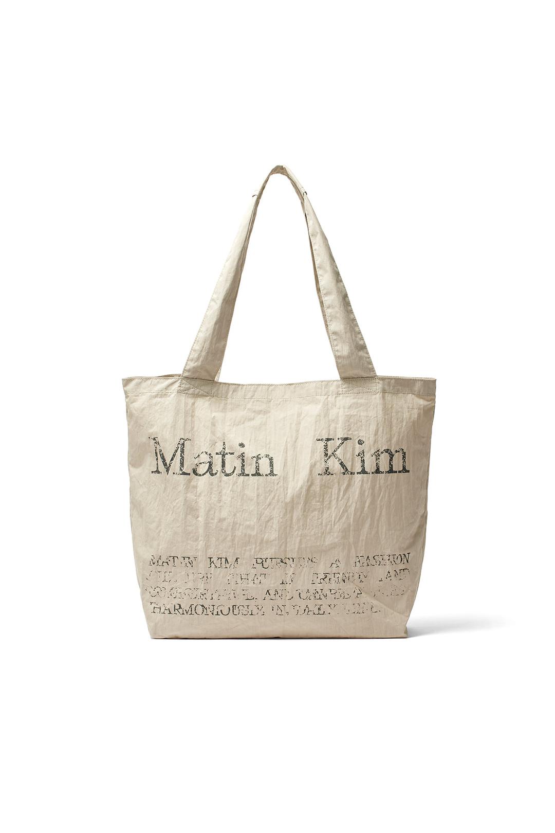 MATIN VINTAGE ECOBAG IN LIGHT GREY
