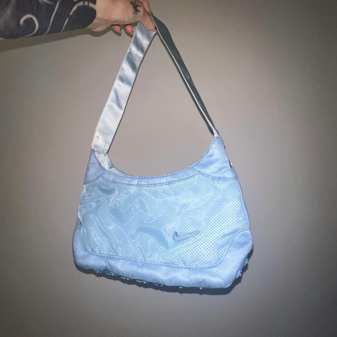 Nike blue nylon small bag