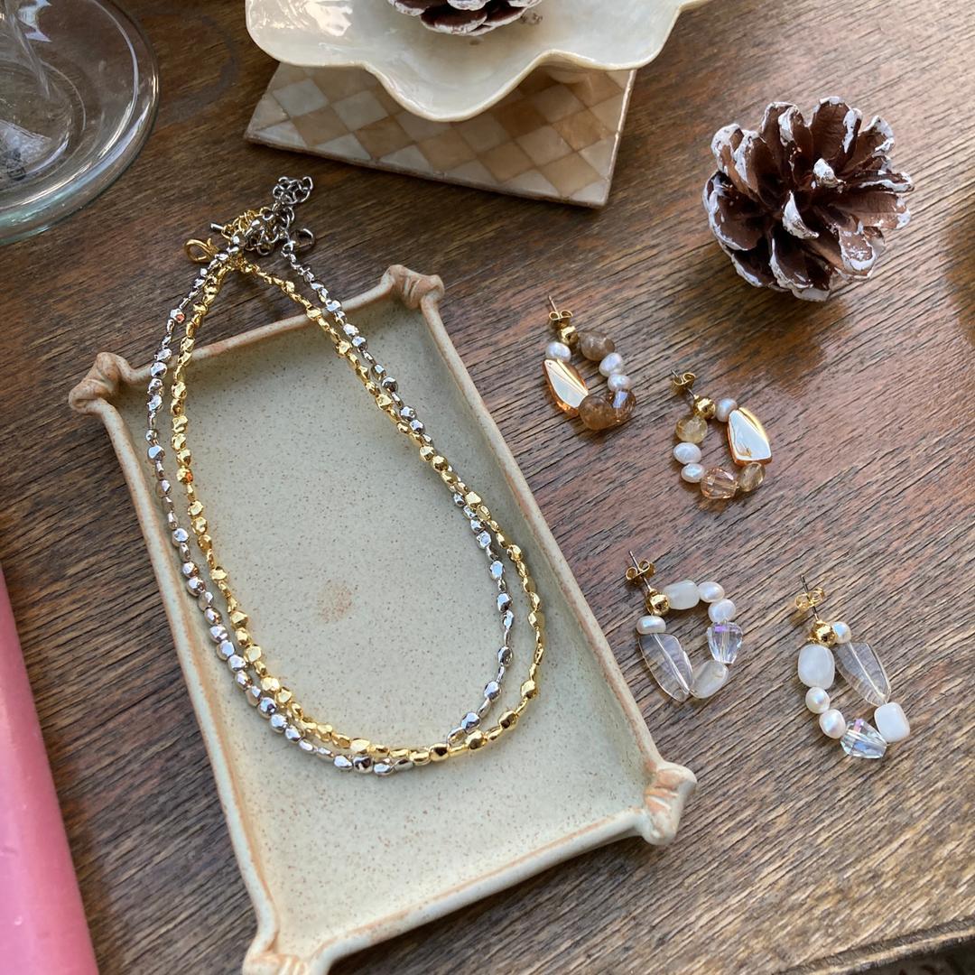 Rough Stone Necklace (2 Types)