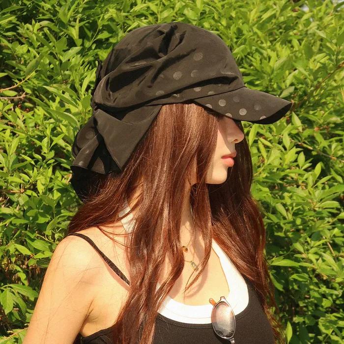 [29CM단독] Sunveil Scarf Cap - Black