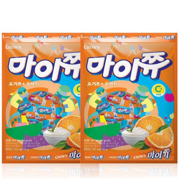 마이쮸 요거트 오렌지 284g x2개/ 대용량