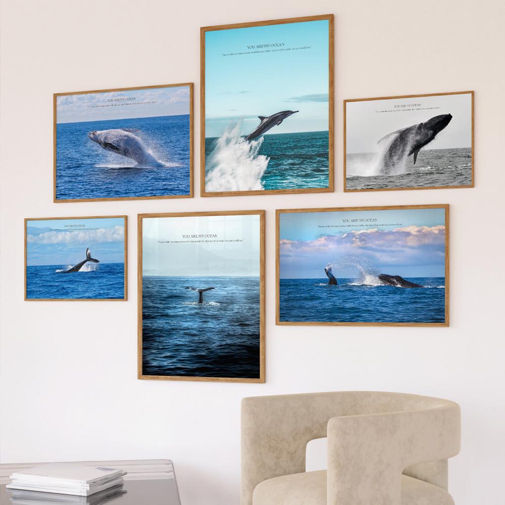 고래의 꿈 바다 고래 액자 아이방 키즈룸 그림 풍경 인테리어 포스터 액자 25종
