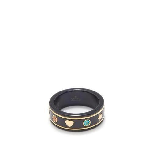 토파즈 블랙  반지 아이콘 골드 링 topaz u0026 18kt Black 390797