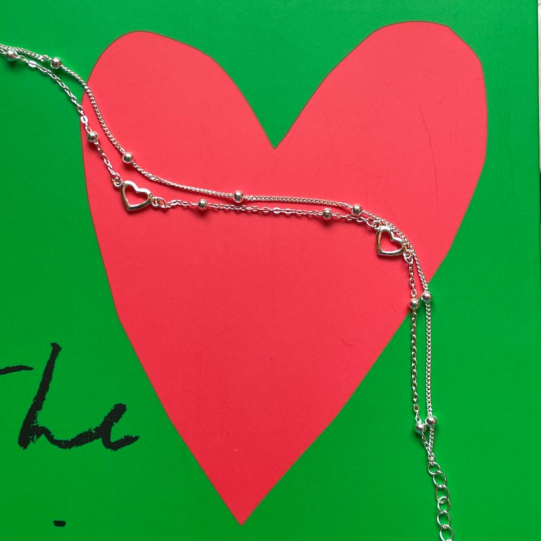 Double Heart Bracelet