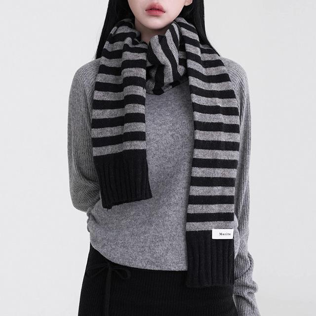 잼 스트라이프 머플러