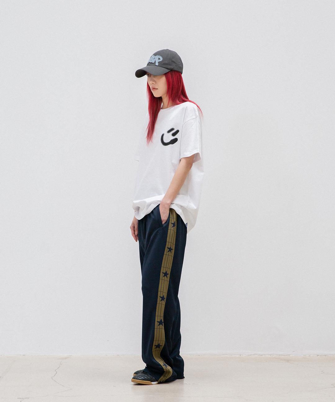 이스트쿤스트 BLUR SMILEY BALL TEE_WHITE(IK2EMMT502A)