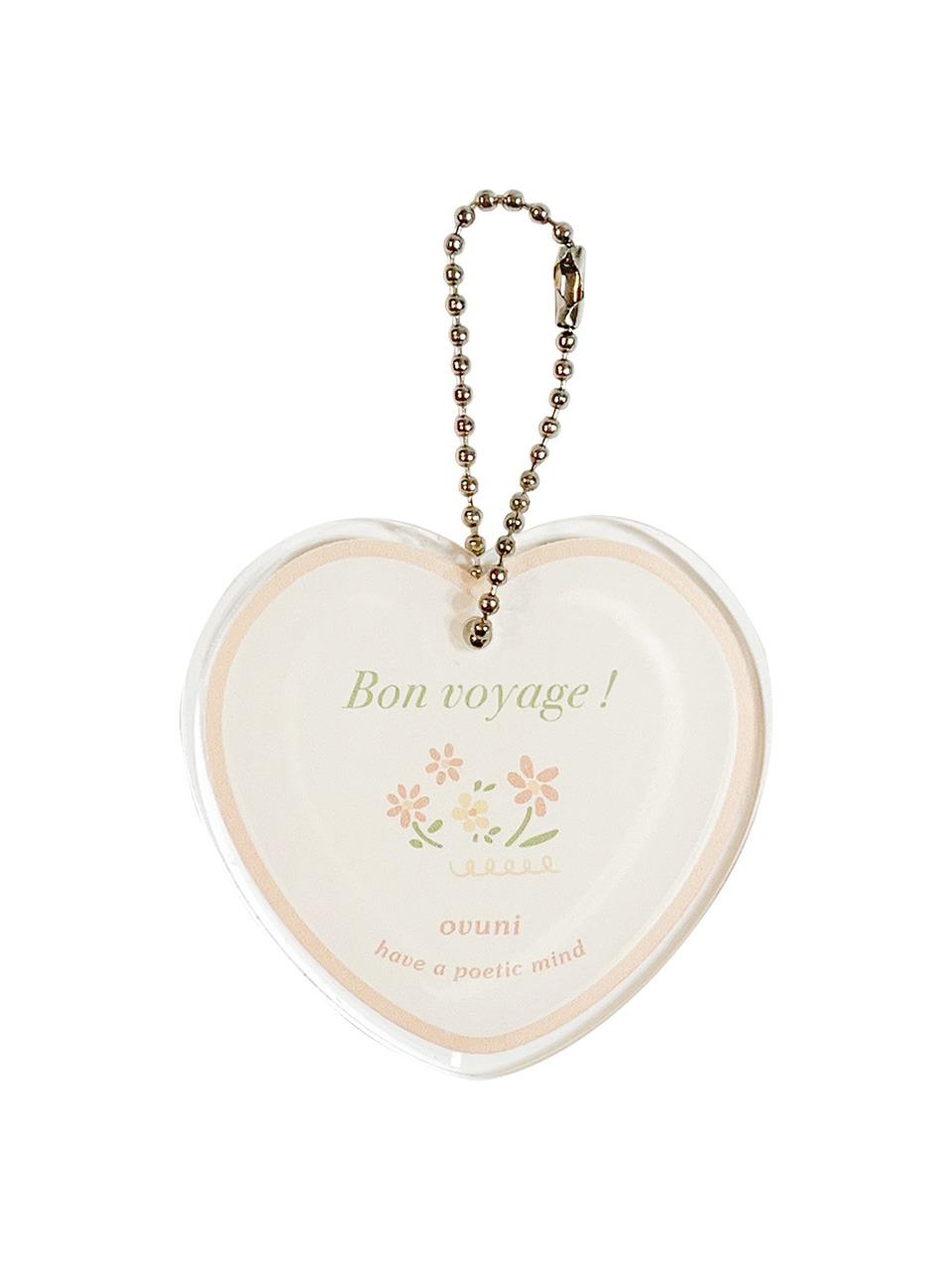Acrylic momento keyring - Heart